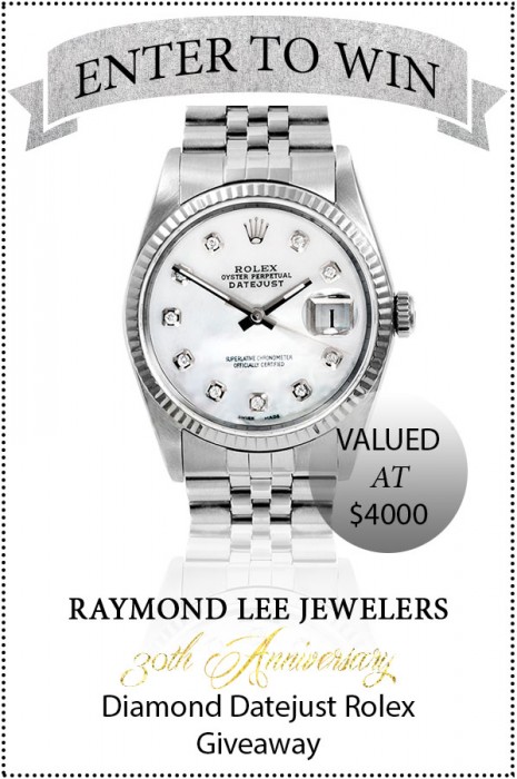 Raymond Lee Jewelers Rolex Giveaway