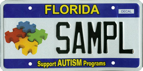 autism license plate