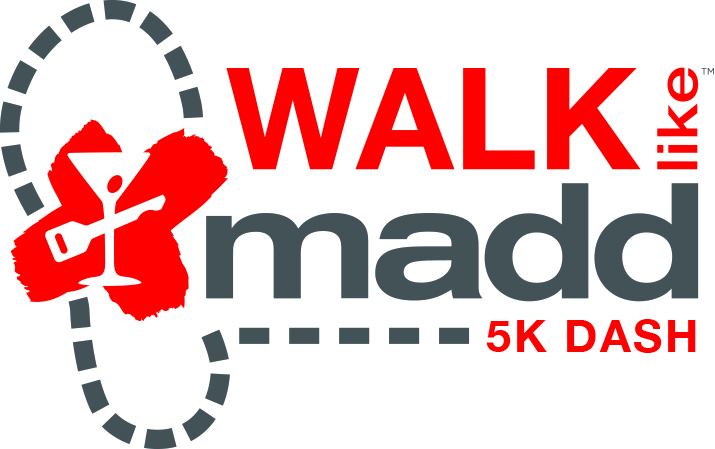 walk like madd 5k dash logo