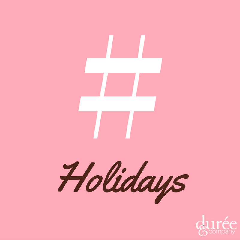 hashtag holidays