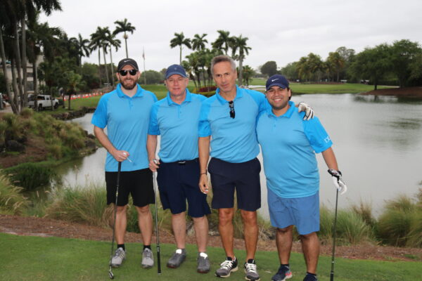Jared Lay, Tony DuBose, Alexander Reus and Andres Cuyun of DRRT, Double Eagle Sponsor